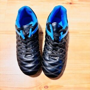 brooman Kids Athletic Soccer Cleats Boys Girls Outdoor Firm Ground Sz 13